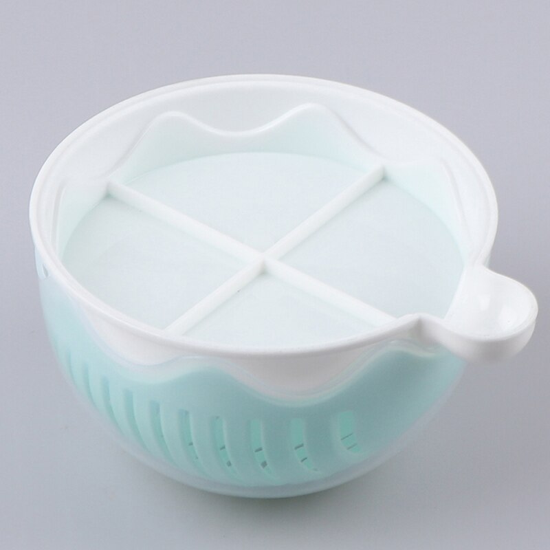 3 In1 Multifunctionele Slakom Fruit Groente Snijden Kom Keuken Gadget Fruit Chopper Snijmachines Cutter Salade Maker