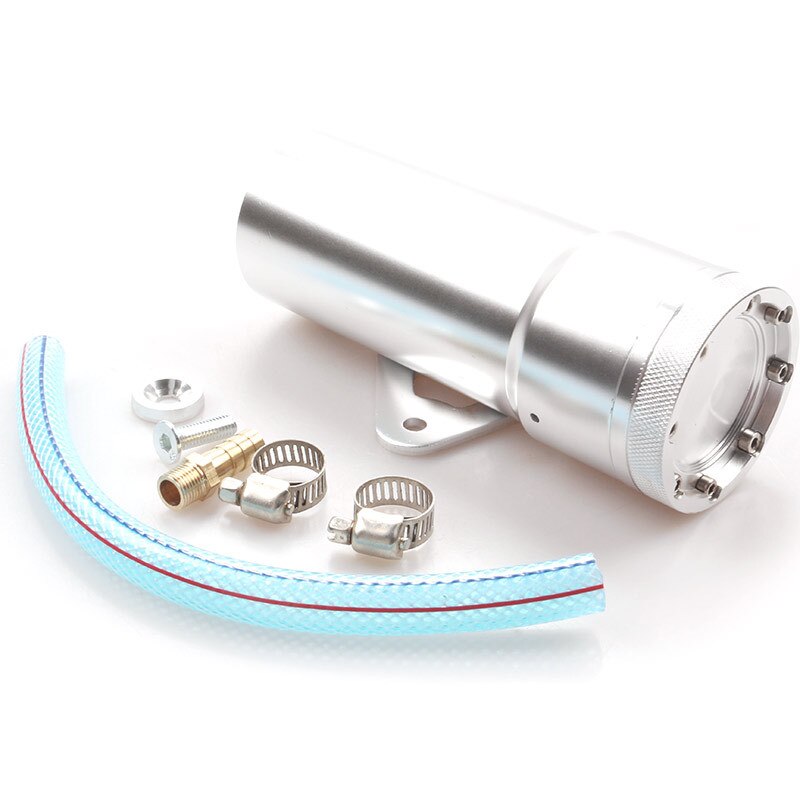 Ruckus Zoomer Koelvloeistof Reservoir Tank Met Cap Brandstof Tanks Oil Catch Kan: Silver with logo