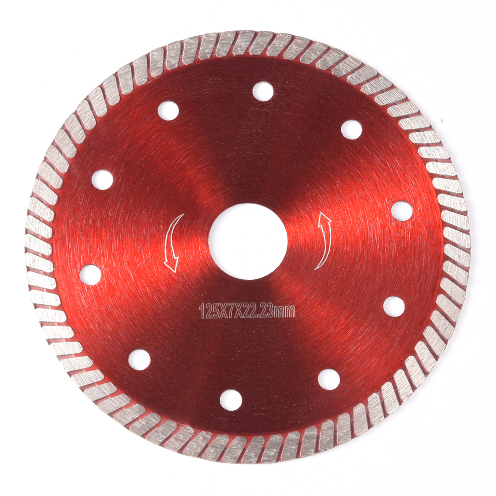 Skære porcelæn fliser turbo tynde keramiske hjul marmor diamant vinkelsliber sav mursten ​105/115/125mm blade skive murværk