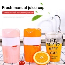Gezond Leven Fruitpers Citrus Juicer 1 Pc Draagbare Voor Oranje Juicer Sinaasappelsap Cup Populaire Handleiding Citroen