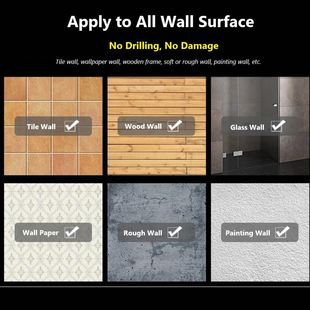 Newly Tension Rod Curtain Shower Adjustable Rod Spring Tension Easy Installation TE889