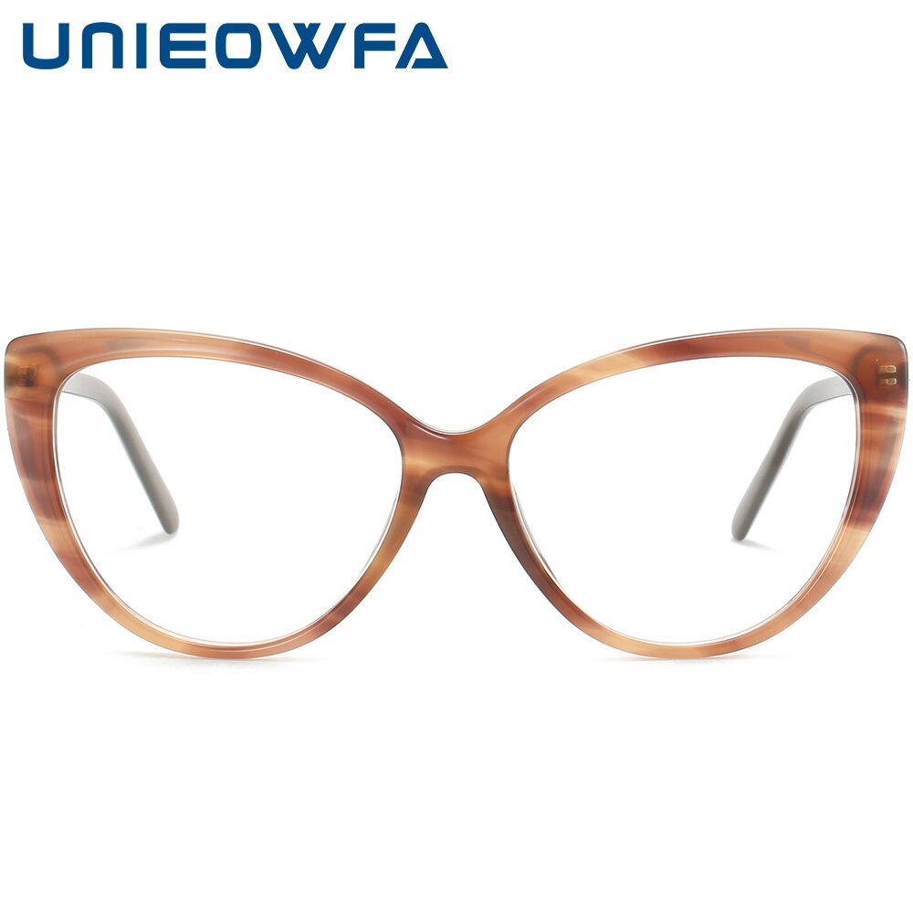 Cat Eye Prescription Glasses Frame Women Italy Acetate Myopia Eyeglasses Frame Female Brand Optical Spectacles Frame Ladies