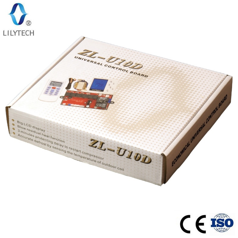 ZL-U10D, Universal A/C control system, Cabinet AC control PCB,Universal a c controller,LCD Display,Lilytech controller