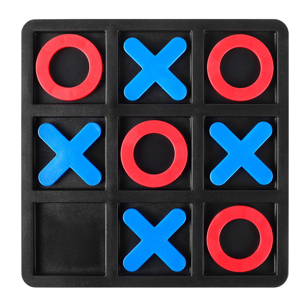 Tic Tac Toe Bordspel Hars Xoxo Schaken Puzzel Bordspel 2 Spelers Draagbare Tafelblad Bordspel Voor Familie Volwassenen en Kinderen: Default Title