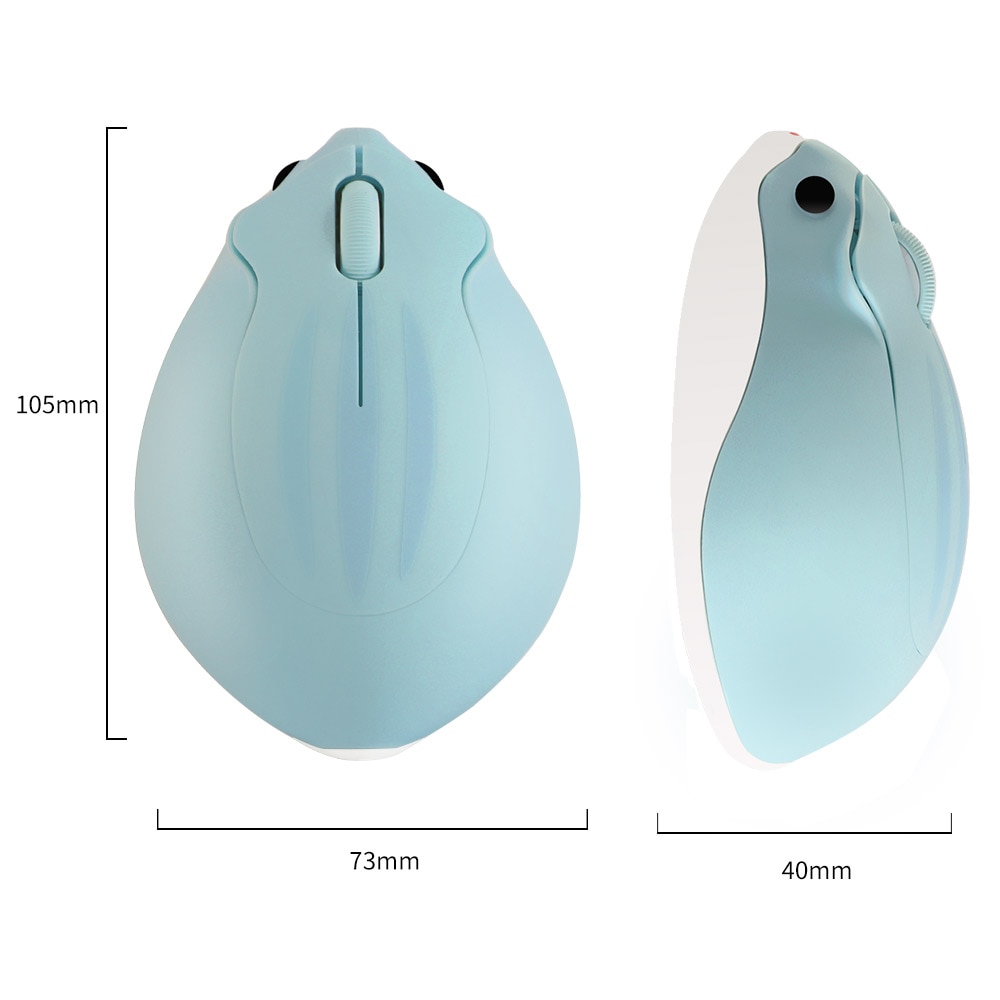 Ratón de hámster de dibujos animados para ordenador, Ratón Óptico inalámbrico de 2,4G, ergonómico, Mini, 3D, para oficina, para chico y Chica, con almohadilla de semillas