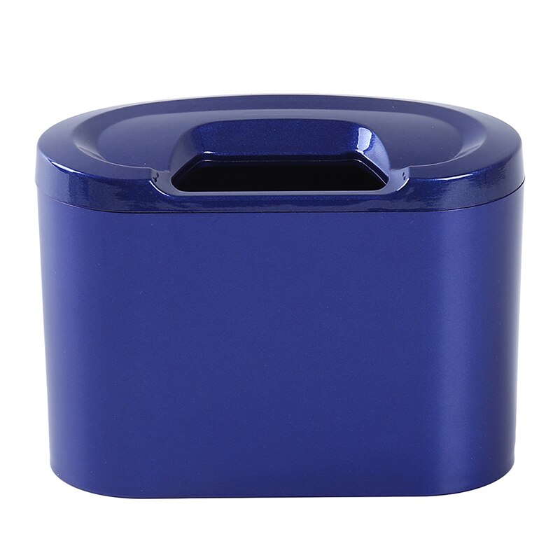 Car Trash Bin Cans Folding Garbage Dust Holder Rubbish Cases Car Organizer Storage Bag Seat Waste Container Car Interior: Blue