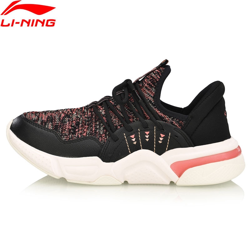 Li-ning-zapatos de estilo de vida clásico para mujer, zapatillas deportivas de forro transpirable, Mono hilo, usable, AGLN136
