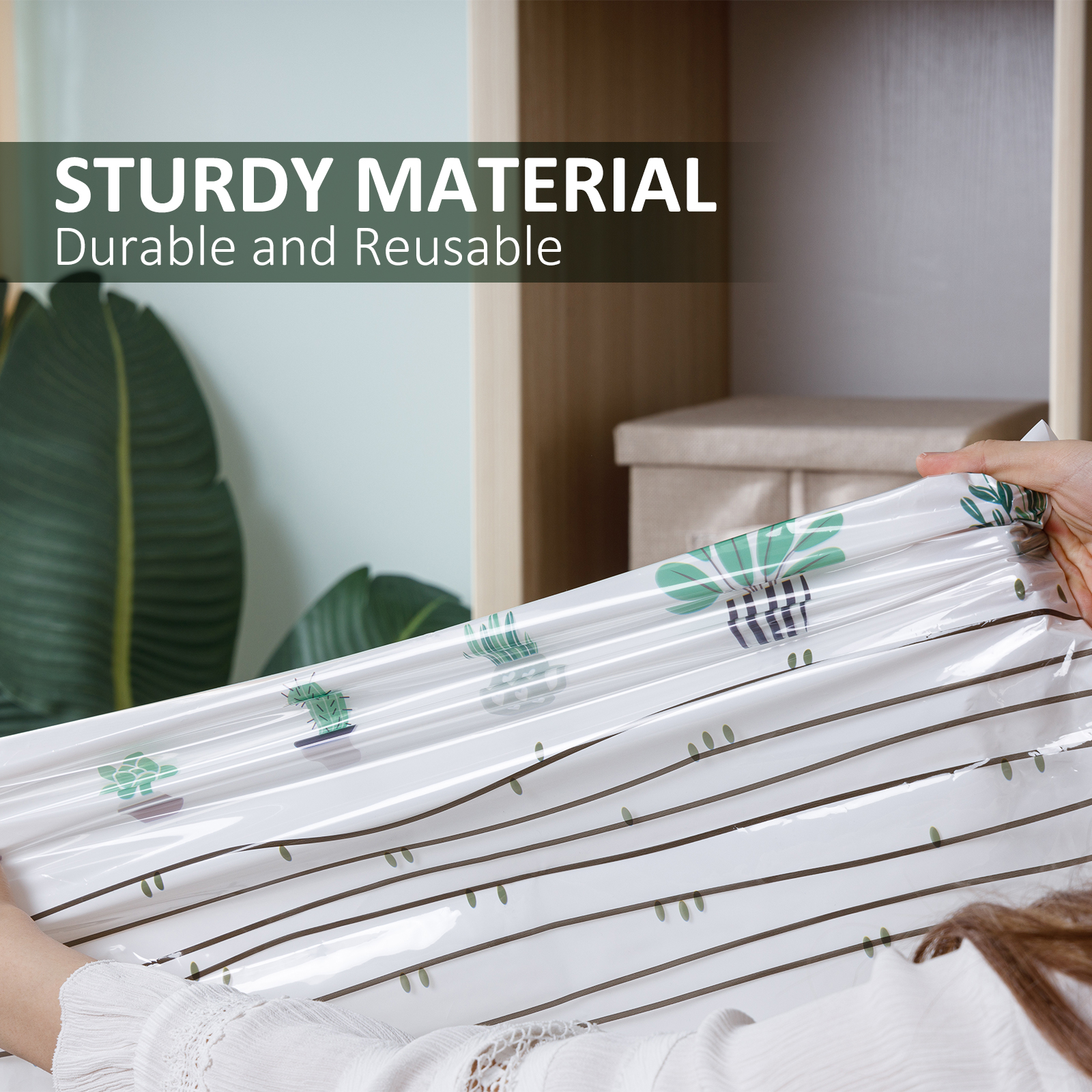 Bolsas de vacío cúbicas TAILI, bolsa de almacenamiento grande para ropa, edredones, mantas, sin necesidad de herramientas, bolsa de compresión para bolsa de almacenamiento de viaje