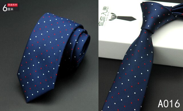 Mens Silk Tie Navy Blue Yellow Striped Slim Necktie 6cm Business Wedding Gravatas Luxury Handmade Gold Tie: 4