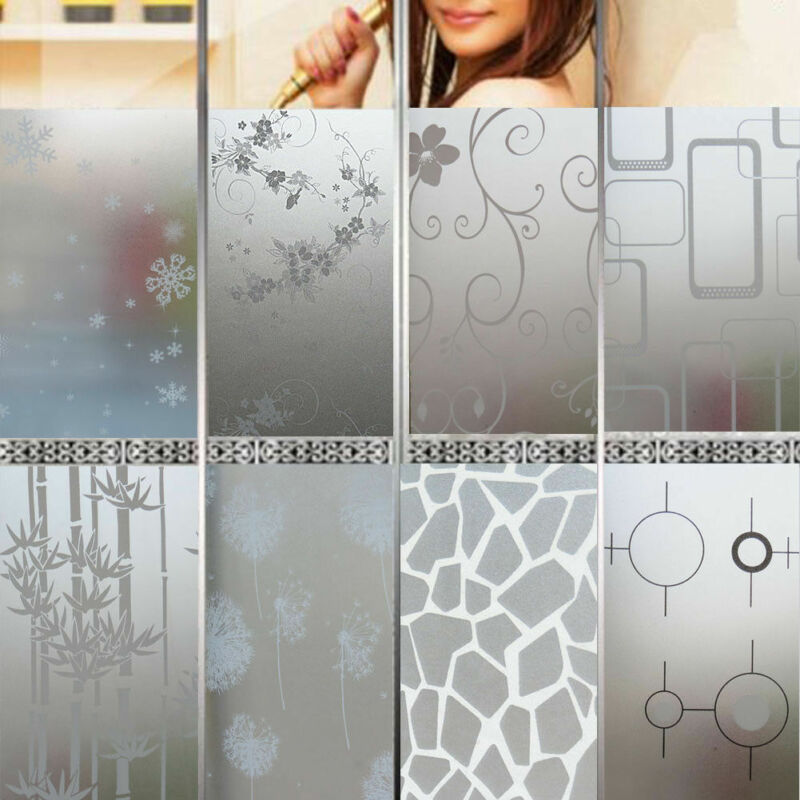200*45CM Frosted Ondoorzichtige Glas Venster Zelfklevende Film Waterdichte Sticker Privacy Lijm Glas Stickers Home Decor Slaapkamer