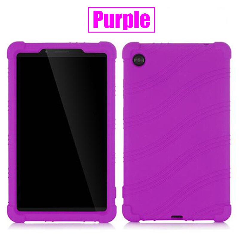 Étui en Silicone pour Lenovo Tab M7 7.0 pouces TB-7305F TB-7305X TB-7305i Tablette Souple Housse de Support Funda Coquille pour Les Enfants: Purple