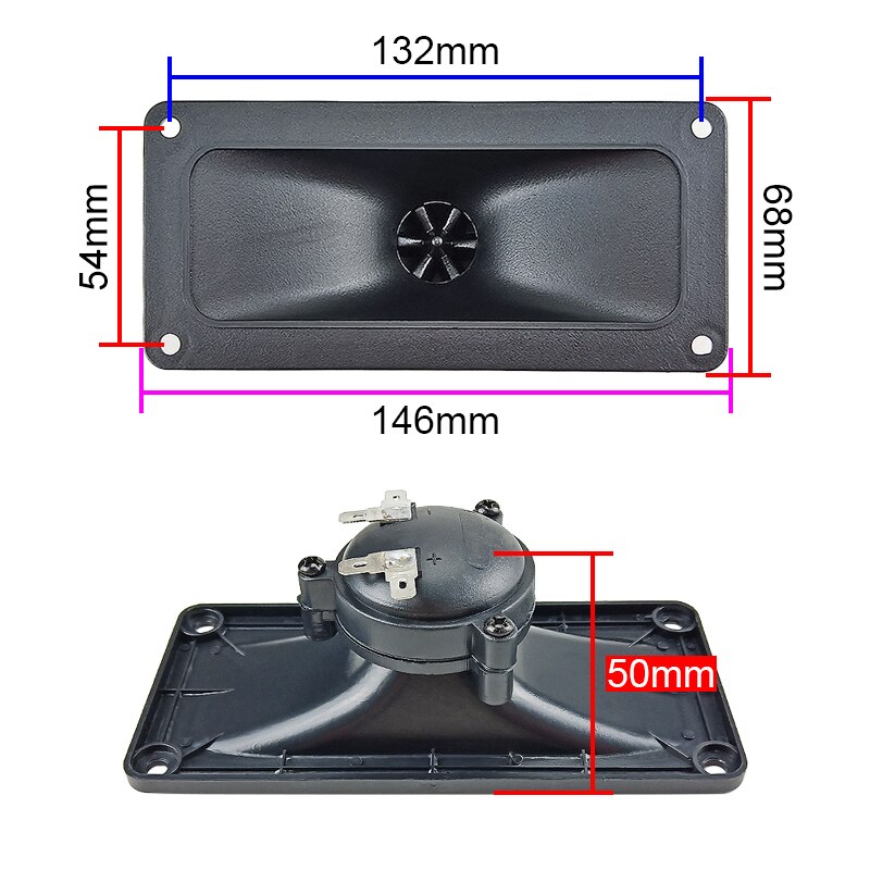 6-calowy piezoelektryczny głośnik ceramiczny głośnik wysokotonowy ABS 27MM brzęczyk śpiew ptaków Głośnik dydaktyczny 4-8om 75-150w