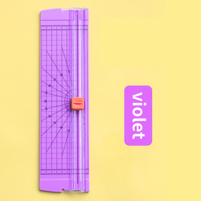 Paper Cutter Small Portable Photo Cutter Mini Paper Cutter Suitable For Many Kinds Of Paper Cardboard Cutting Art Tools: Purple