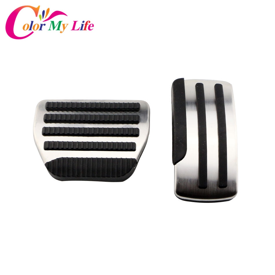 Stainless Steel Gas Brake Pedals AT Pedal Cover for Nissan X-trail T31 Qashqai J10 - Teana -