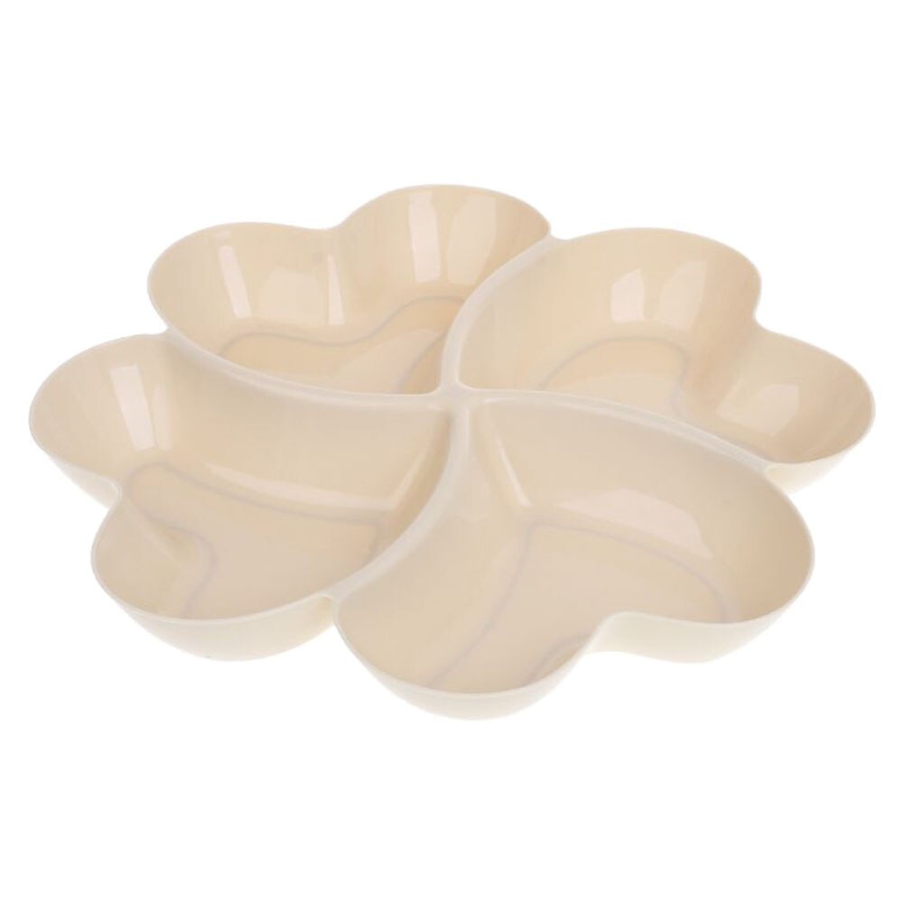 Hart Vorm Fruit Dienblad Plaat Snoep Snacks Noten Schotel Kom Box Container Servies: Beige