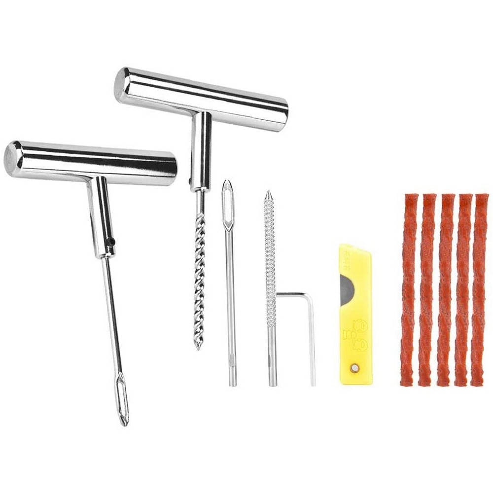 Tire Repair Kit Car Motorcycle Bike Tire Repair Tools Emergency Heavy Duty Tubeless Tire Puncture Repair Repair Kit