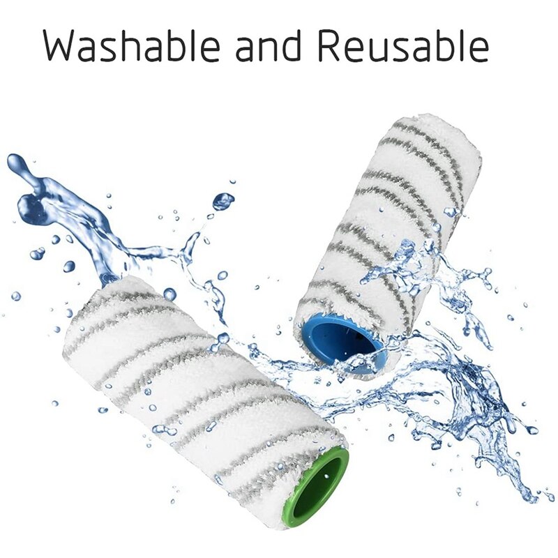 16 kawałek ustawić z rolki dla Karcher FC7 FC5 FC3 FC3D elektryczny podłoga odkurzacz 2.055-007.0 / 2.055-006.0