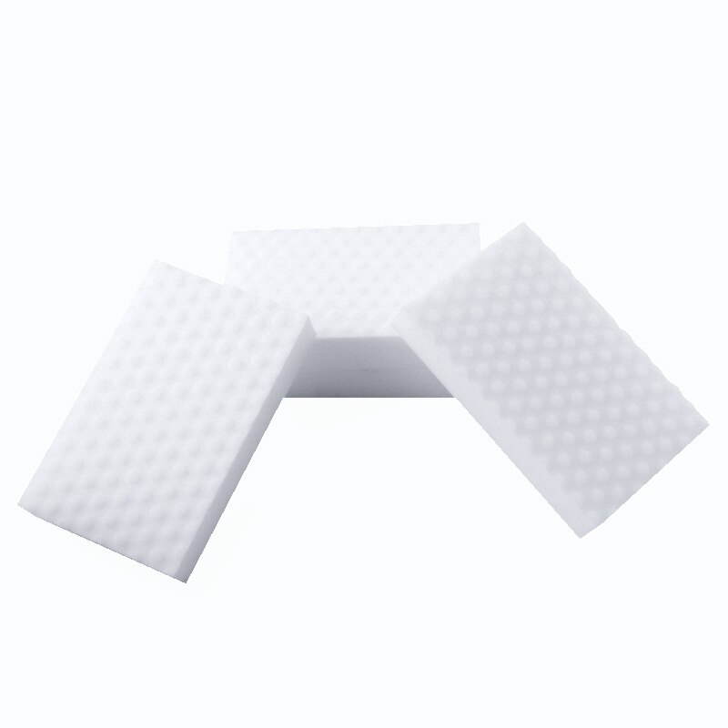 Gizili 50 st/lot högdensitet komprimerad svamp magisk svamp radergummi melamin rengöringsmedel, multifunktionell nano rengöring 100 x 60 x 20mm