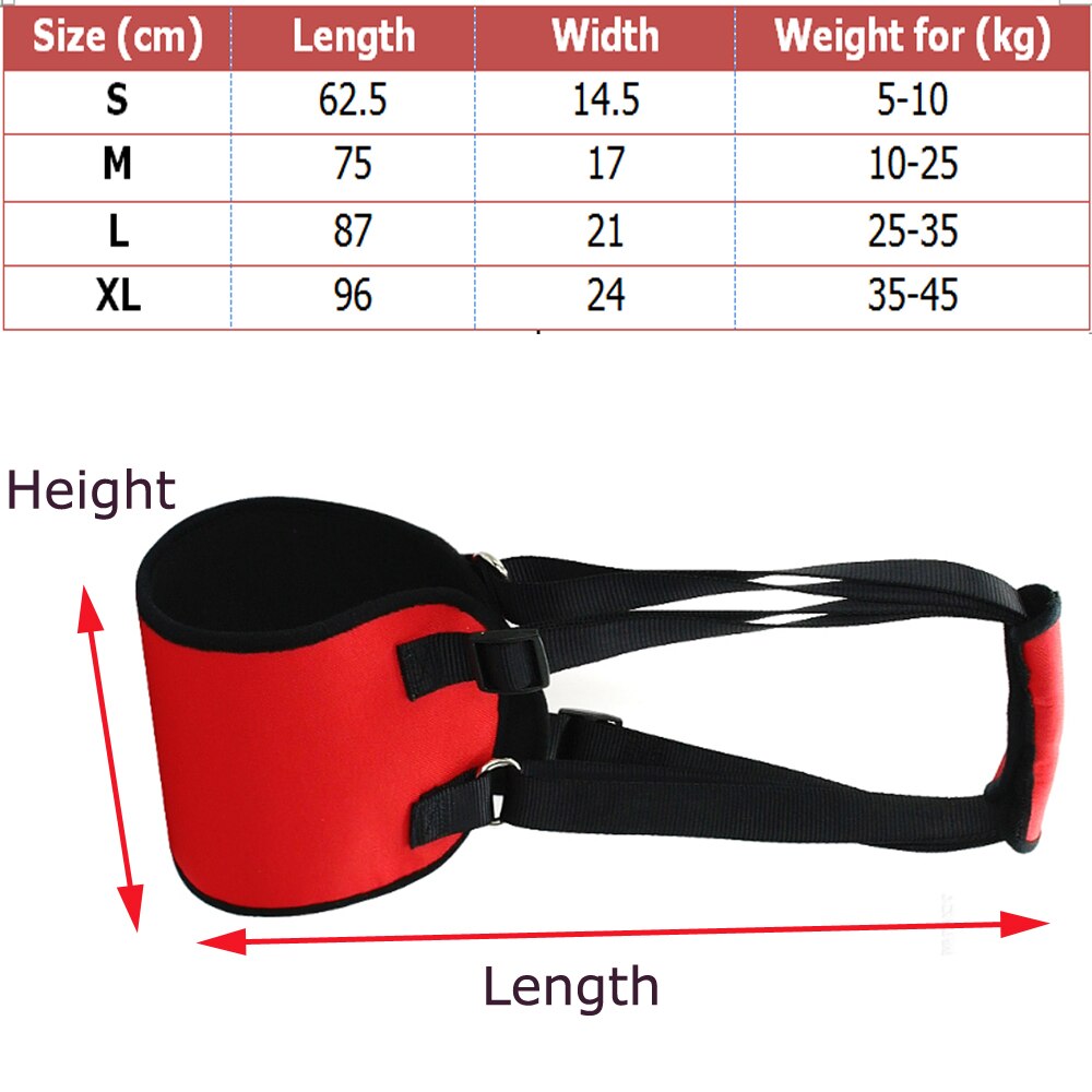 Pet Harnesses for Large Dogs Lifting Support Dog Walking Adjustable Vest Harness for Old Dogs Lift Support with Handle MP0005