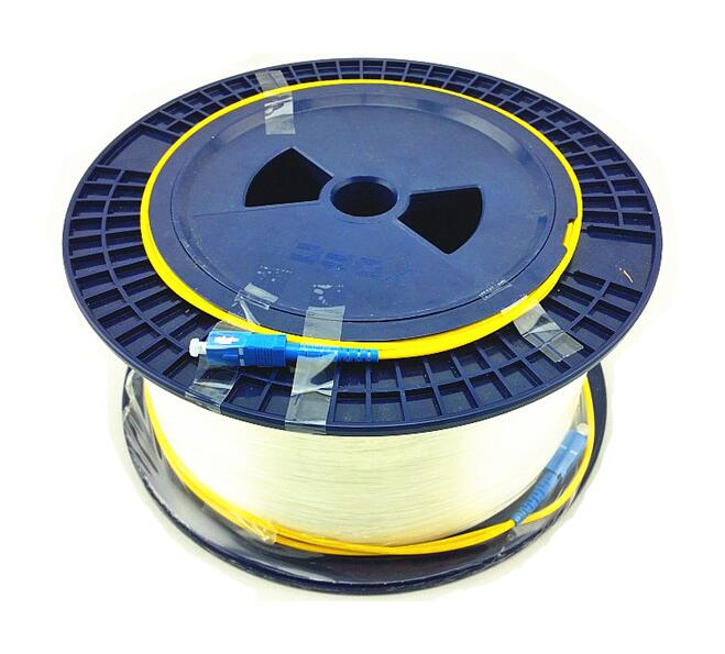 Sc 5Km 9/125 Otdr Singlemode Enkele Blote Fiber Otdr Meten Glasvezelkabel 5Km Otdr Test glasvezel Rollen
