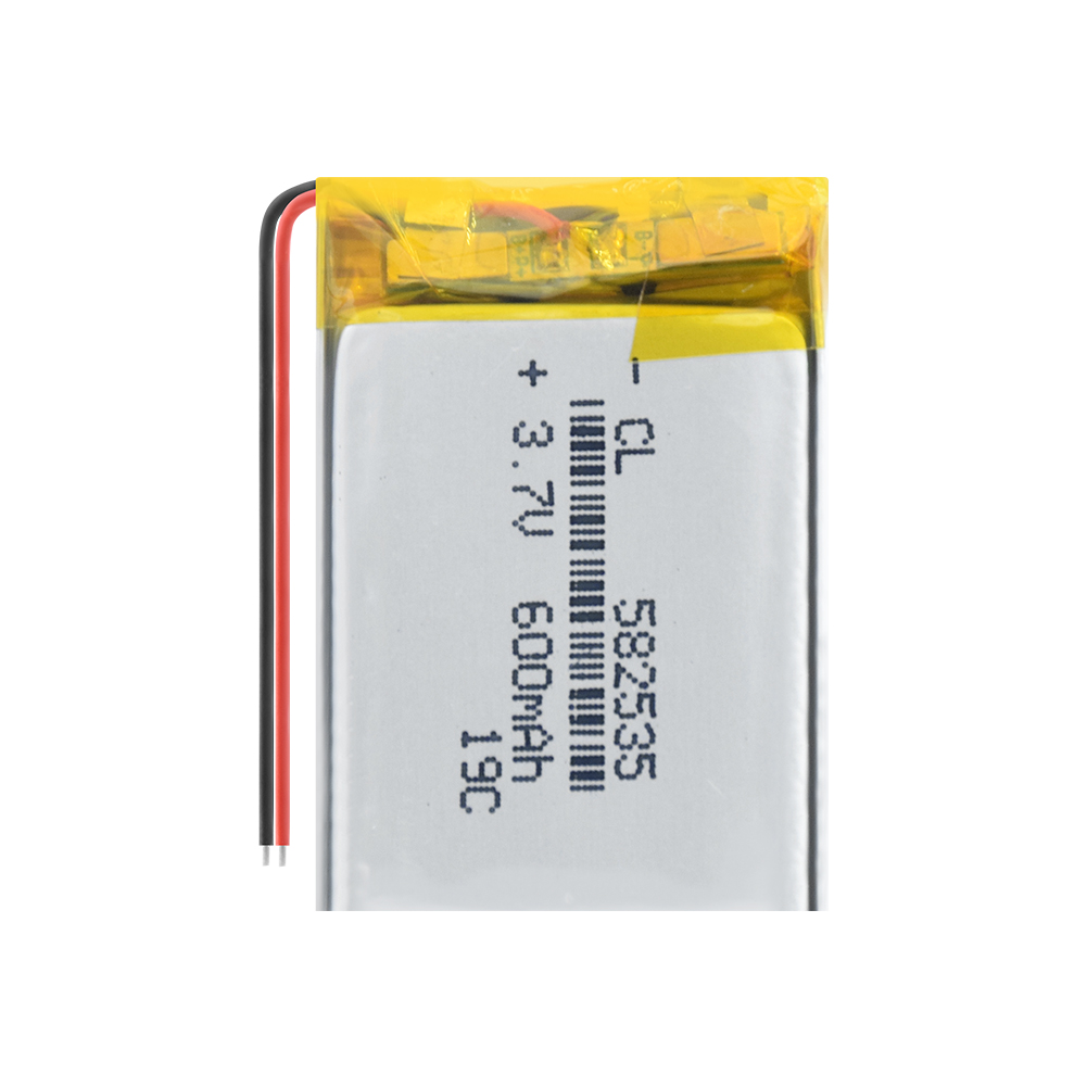 582535 3.7V 600mAh Rechargeable li lithium polymer li po Battery For Watch GPS LED Light MP3 Toy dvr navigation video recorder
