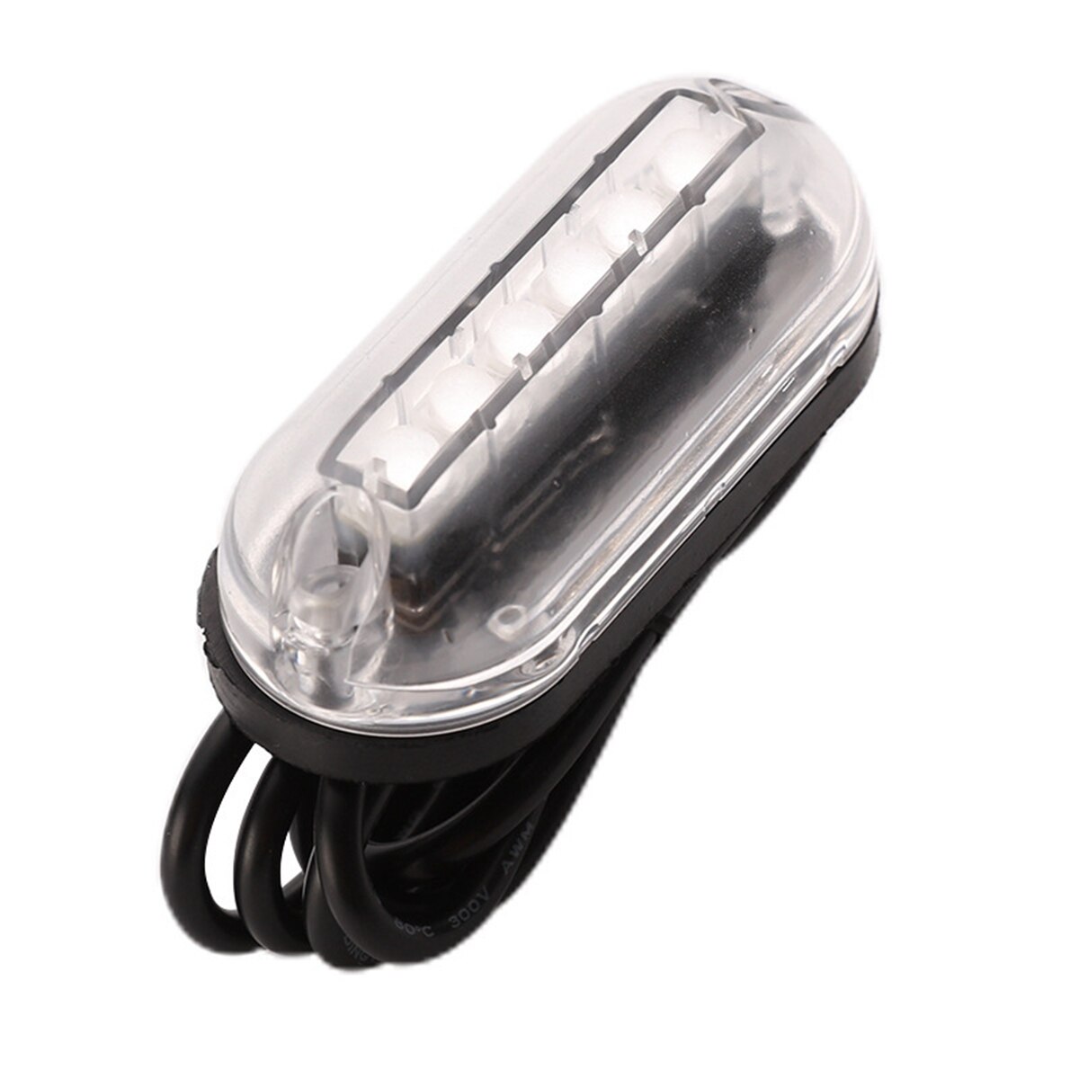 12V Blue 6LED Underwater Pontoon Boat Transom Lights Fishing Light 12V Boat Night Light Water Landscape Lighting for Marine Boat: 1PC