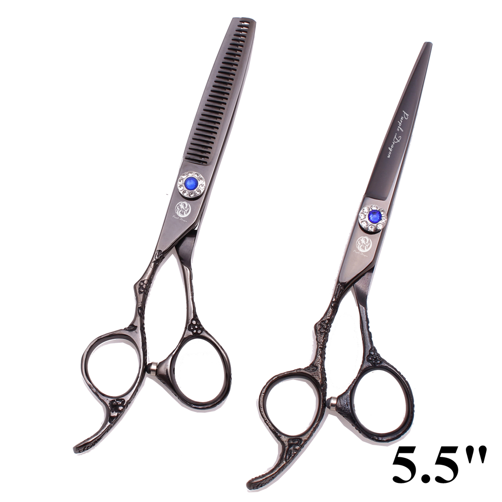 Professionele Kappersschaar Linkerhand Paarse Draak 5.5 "6" Haar Knippen Schaar Dunner Schaar Kapsel Schaar Z8002: Beige