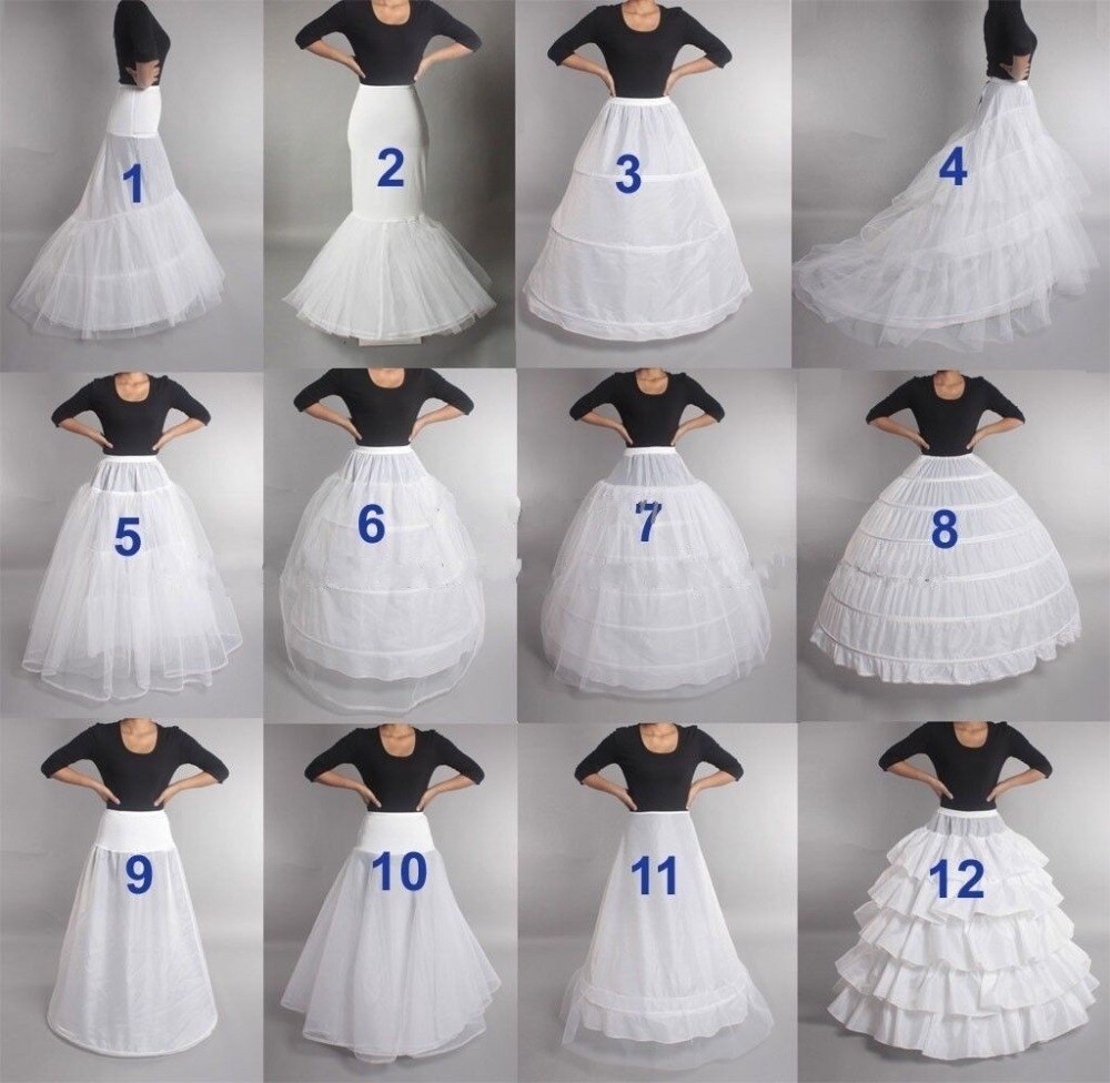 Viele Stile Braut Hochzeit Petticoat Band Krinoline Prom Unterrock Phantasie Felsen Unterhose