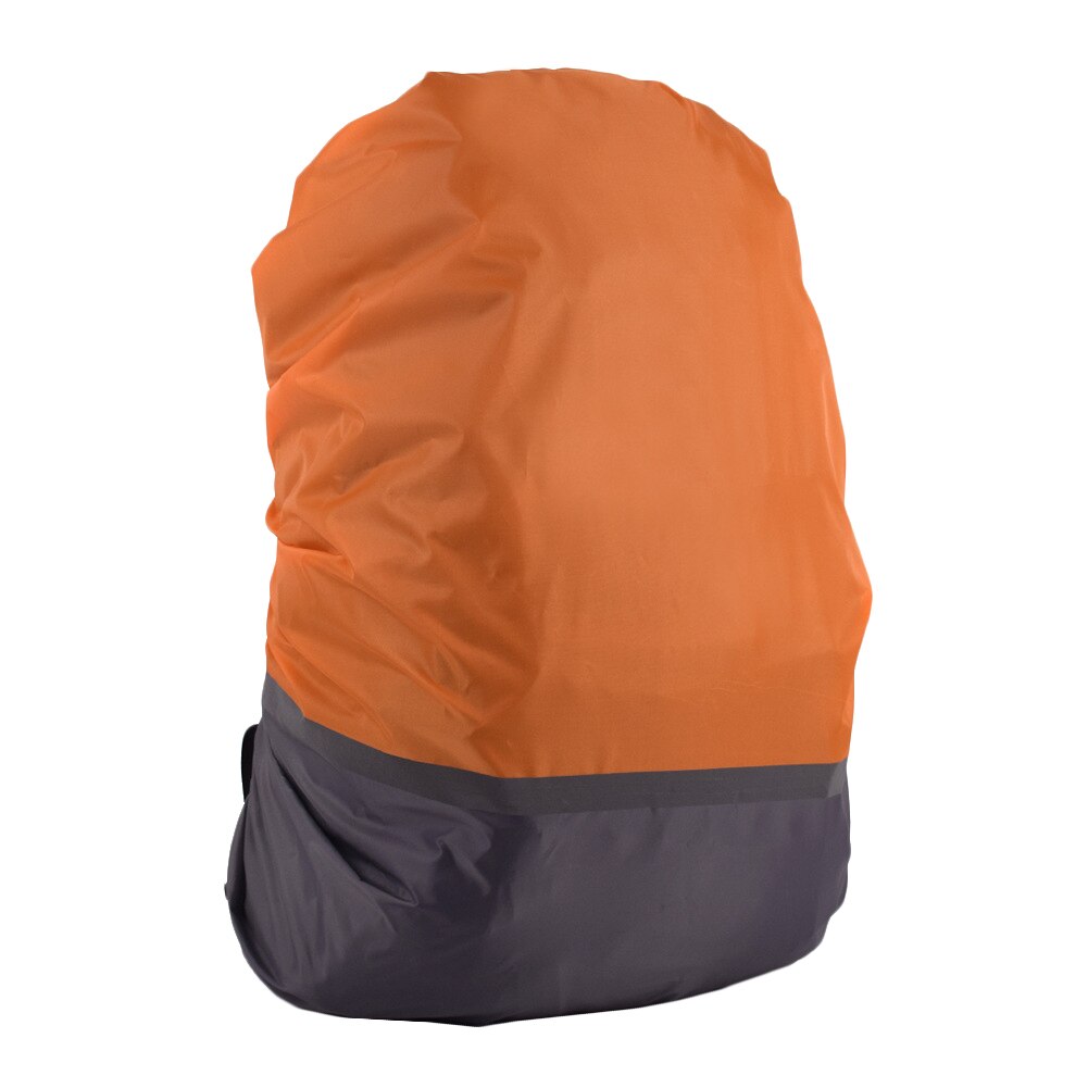 Rygsæk regndæksel 18-25l reflekterende vandtæt taskeovertræk udendørs camping rejser regntæt støvtæt betræk til rygsække: Gul