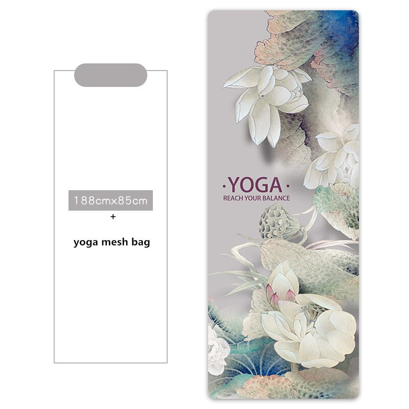 Serviette de Yoga en Gel de silice, couverture antidérapante pour tapis de Yoga, Pilates, absorbe la sueur, bonne adhérence, 188x68cm/88x85cm: 85-04