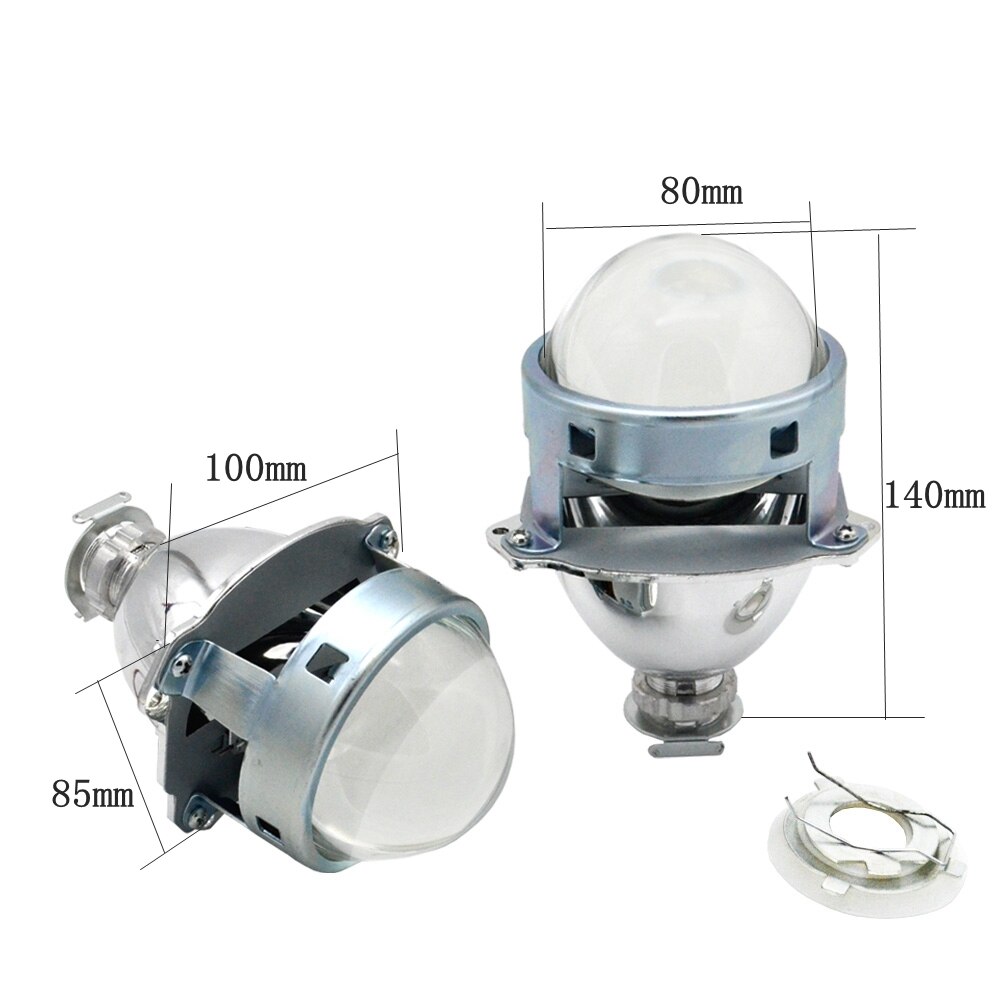 3.0 inch bi xenon hid car Projector lens fit for H1 H4 H7 car headlight Headlamp lamp bulb car assembly styling xenon kit Modify