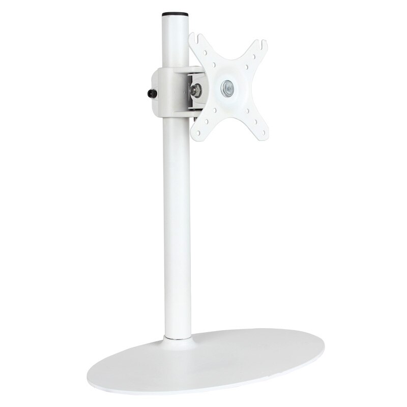 DZ28 14"-32" Height Adjustable Load 8.5kg Metal Base Tilt Monitor Desktop Arm Stand Single Screen Rotation PC Articulated Holder