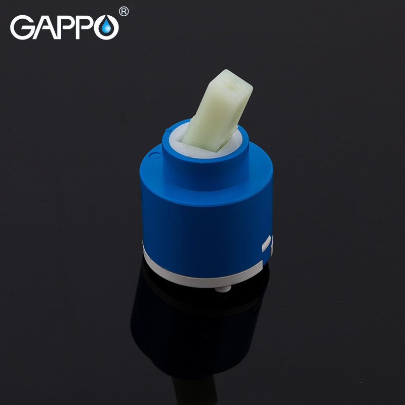 Gappo vandhane patroner keramisk patron mixer lavt drejningsmoment vandhane tilbehør spindel fri rotation flad base