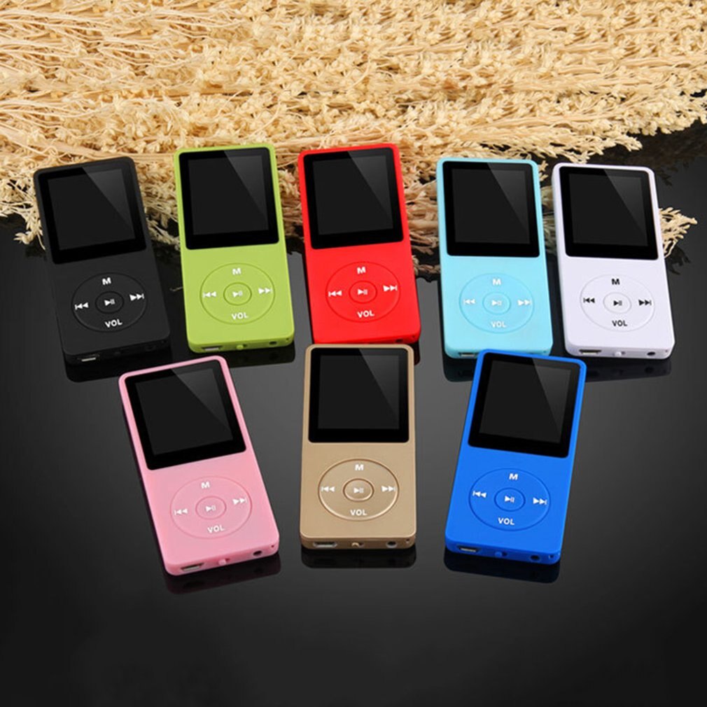 Ultra-Thin MP3 Player - 80H Playback - Lossless Hi-Fi Audio - FM Radio - Recorder - Built-in Speaker