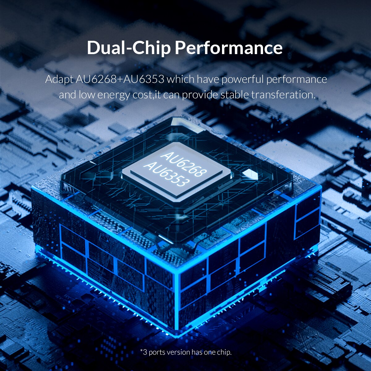 ORICO USB 3.0 Hub 3/6 Port Expander Adapter TF SD Card Reader All In One For PC Computer Accessories