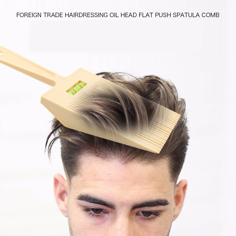 Peine de guía superior plana para peluquero , nivel superior plano, peines de corte de pelo liso, herramienta de peluquería para salón