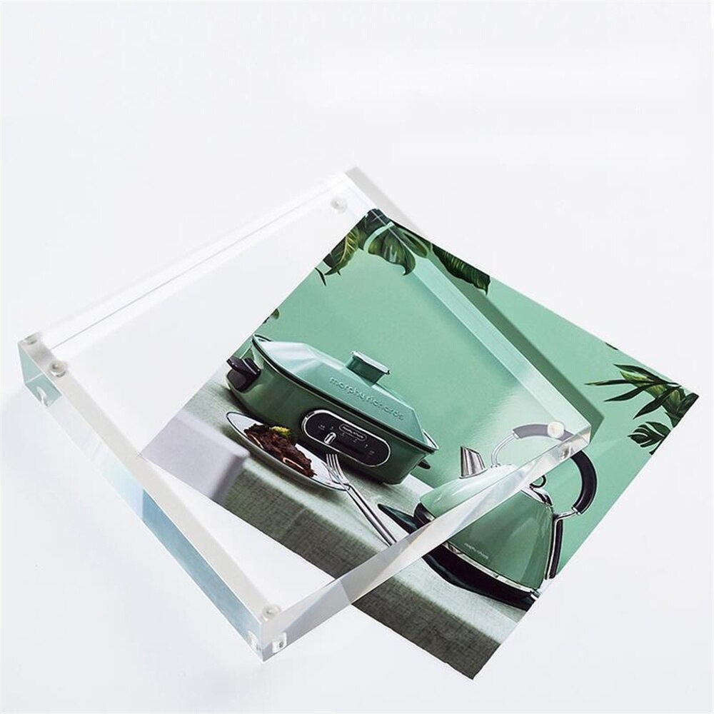 A5 A6 15x10cm Acrylic Sign Holder Slanted Surface Highly Transparent Card Holder