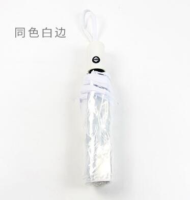 8 rippe transparent regenschirme voll automatische klapp dach für weibliche frauen klar sonnenschirm kompakte outdoor regen paraguas YS004: B white