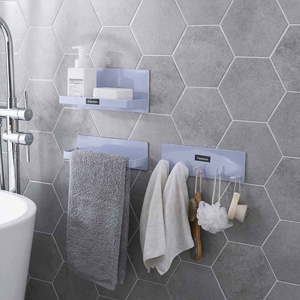 Wall Mounted Useful Popular Sanitary Tools Towel Rack Kitchen Cloths Rack Towel Bar Bathroom Towel Hanging