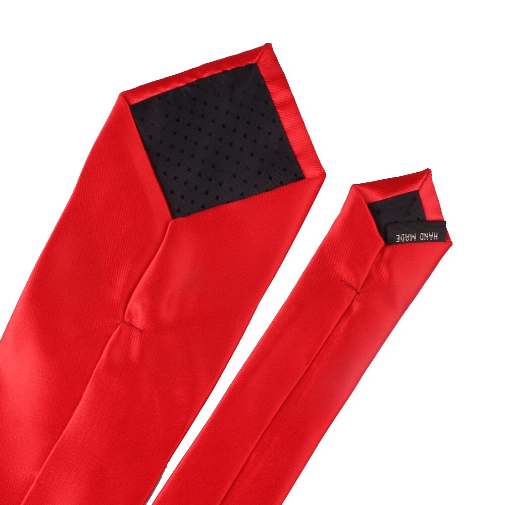 Classic Satin Neck Ties for Men Casual Suits Tie Gravatas Solid Black Mens Neckties For Business 7.5 cm Width Wedding Men Ties