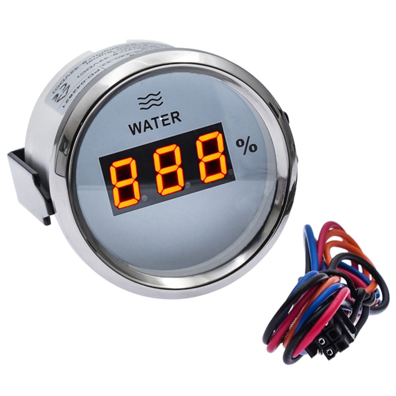 Auto Boot Water Tank Niveau Indicator 0 ~ 190 Ohm Digitale Water Niveau Gauge Voor 9 ~ 32V