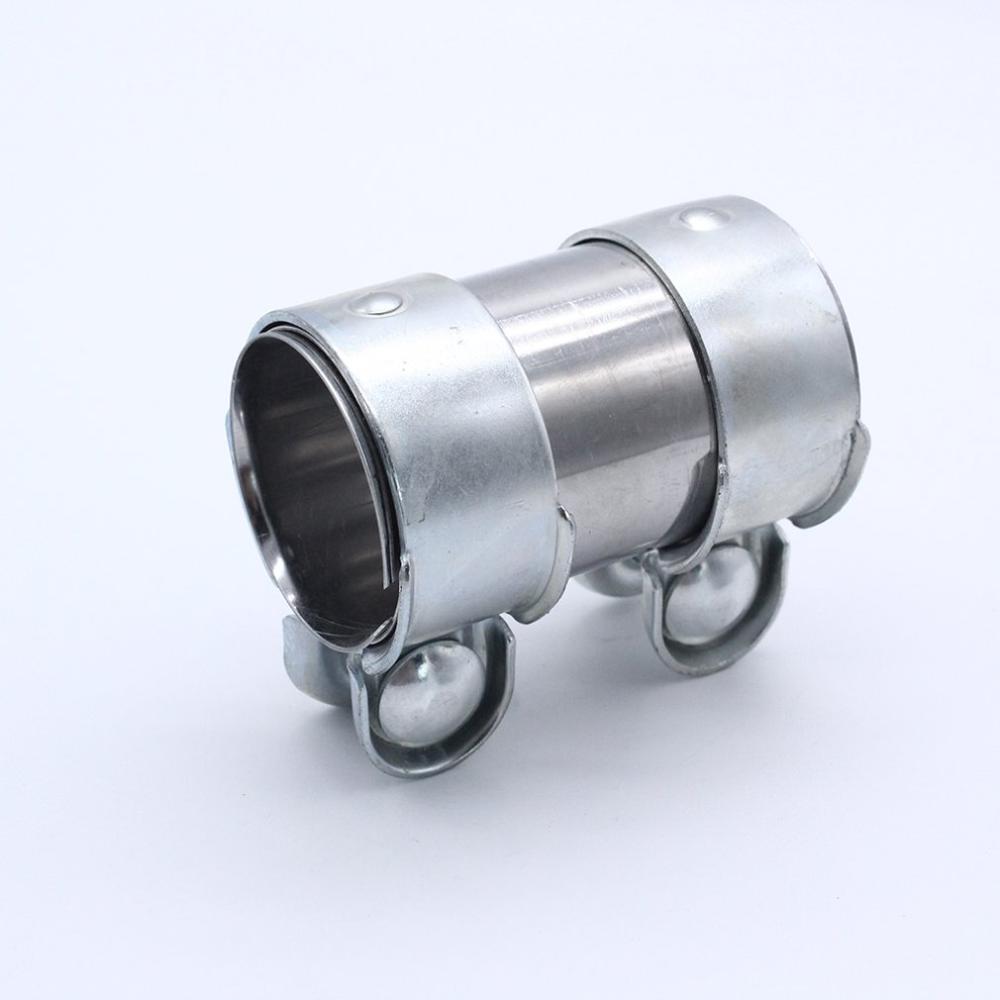 Exhaust Pipe Clamp Exhaust System Universal Double Clamp Exhaust Fitting Made Of High Materials
