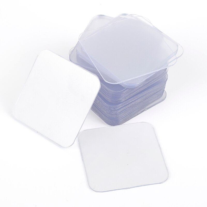 5/10/20pcs Pcouble-sided Transparent Plastic Suction Cup Auxiliary Stickers Strong Trace Car Hook Pad Car Stickers