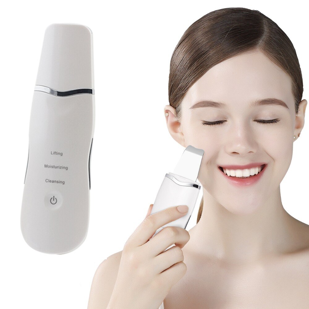 Ultrasonic Face Pore Cleaner Skin Scrubber Deeply Clean Blackhead Acne Removal Face Peeling Machine Skin beauty Instrument