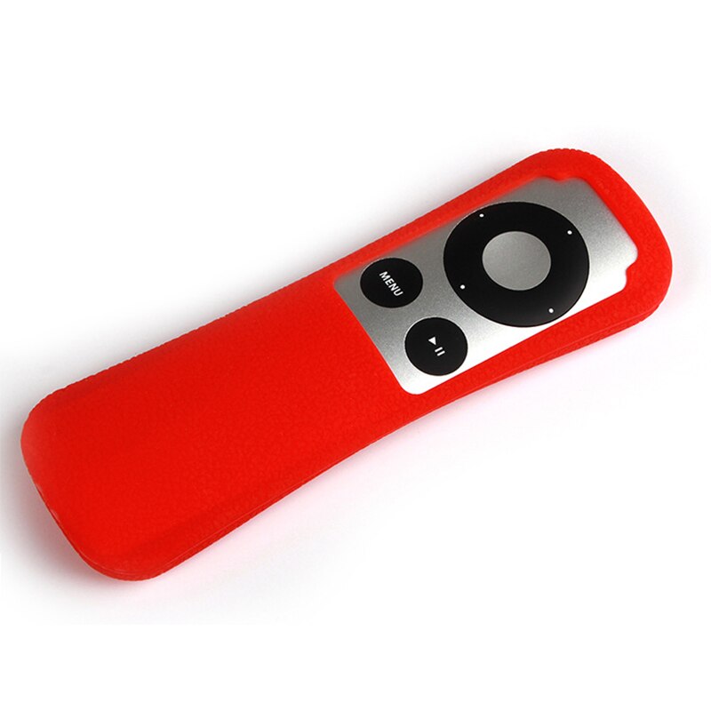 Afstandsbediening Siliconen Cover Case Voor Apple Tv 3 Remote Case Stofdicht Case Voor Apple Tv 2Gen Afstandsbediening Geval (Rood)