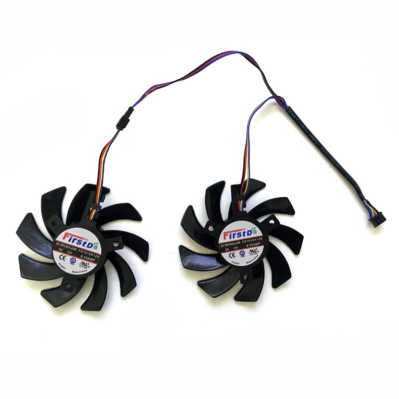 Graphics Video Card Fan VAPOR-X R9 270X 2G GDDR5 OC With Boost GPU FAN For Sapphire R9-370X/270/280/280X/285X Cooler Cooling Fan