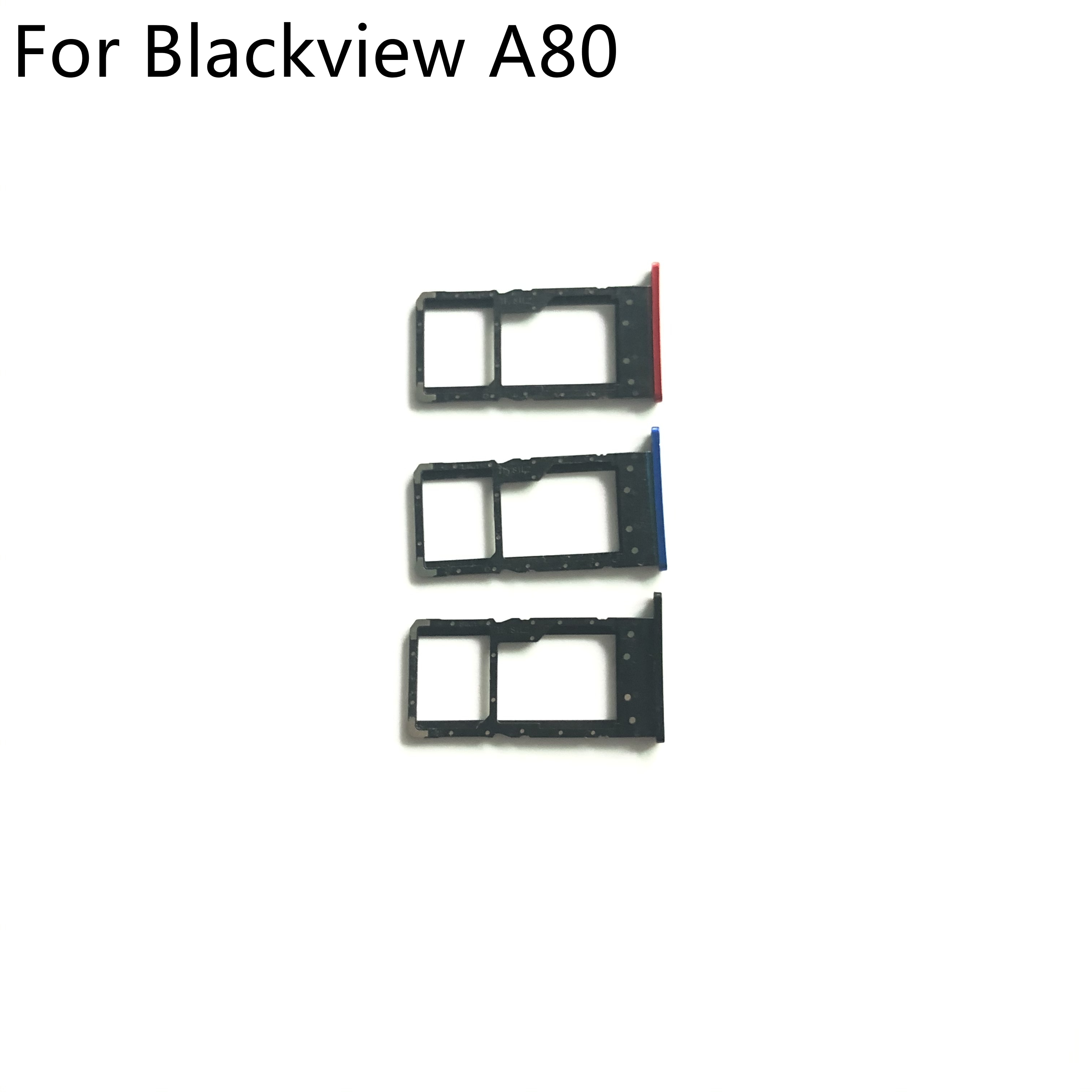 Blackview A80 Sim-kaart Houder Lade Card Slot Voor Blackview A80 MT6737V/W 6.21 &#39;&#39;720*1520 Smartphone