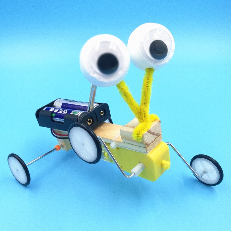 Electric Model Crawler Assembling Robot DIY Material Pack Science Experiment Education Toy Physics Teaching Resources