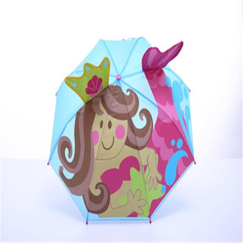 Parapluie pliant pour Protection contre le soleil, 3D, dessin animé, résistant aux rayons UV, pour l'extérieur, pour enfants: H