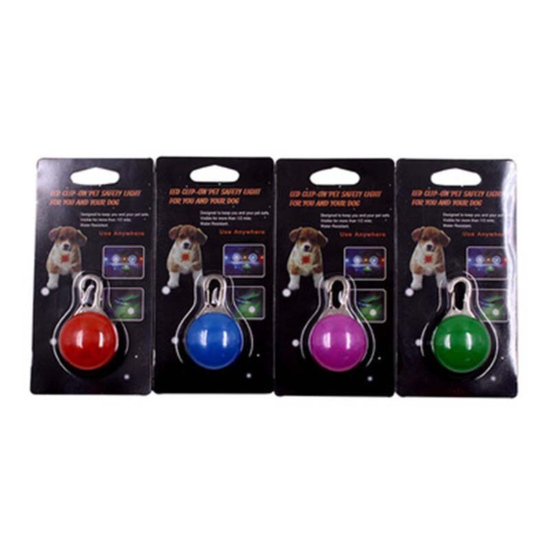 Colgante para Collar de Mascota, luz LED para perro, colgante luminoso de seguridad, suministros para mascotas, accesorios para perros, decoración, 1 ud.